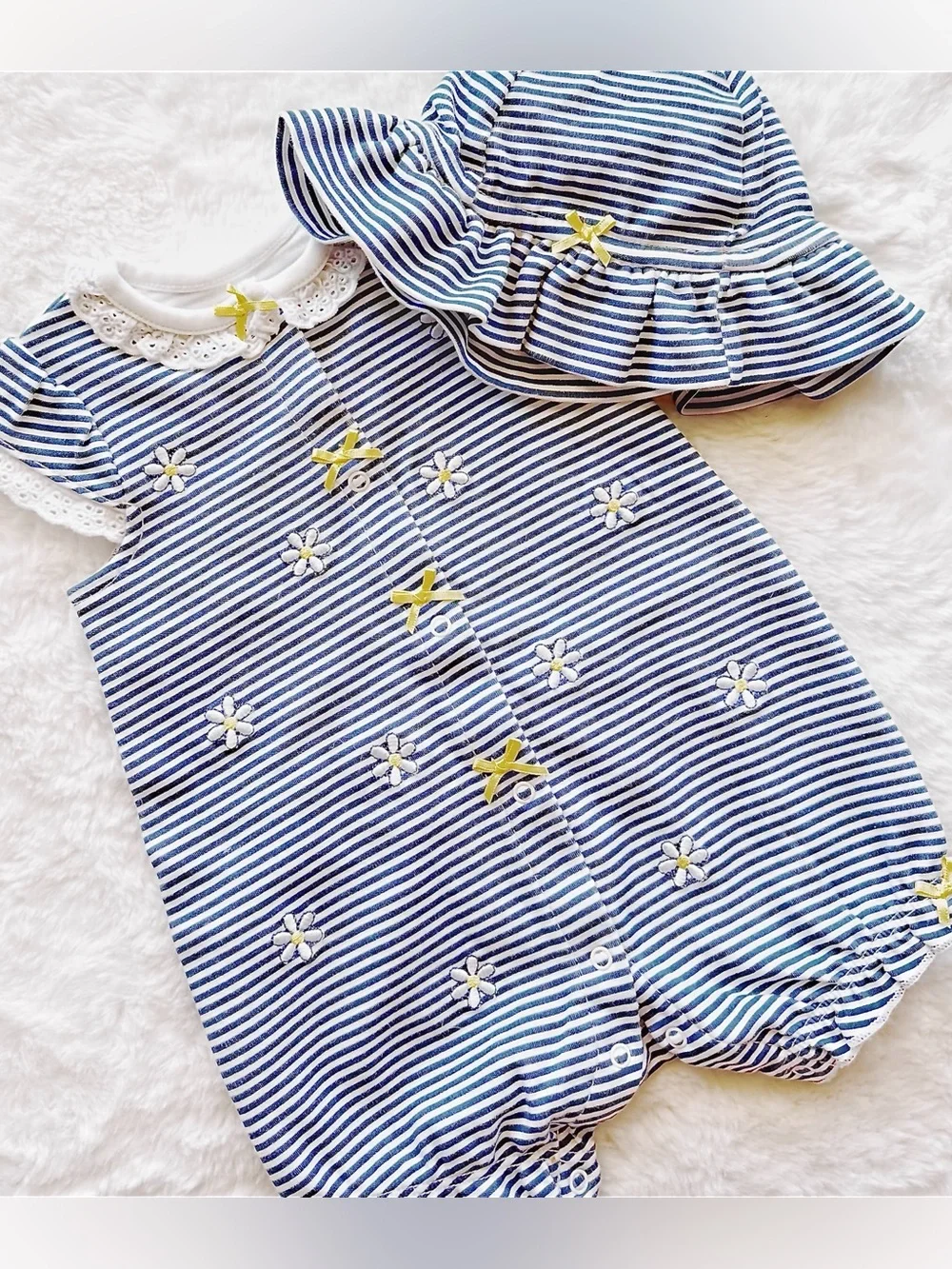 Little Me Baby Girls Daisy Romper